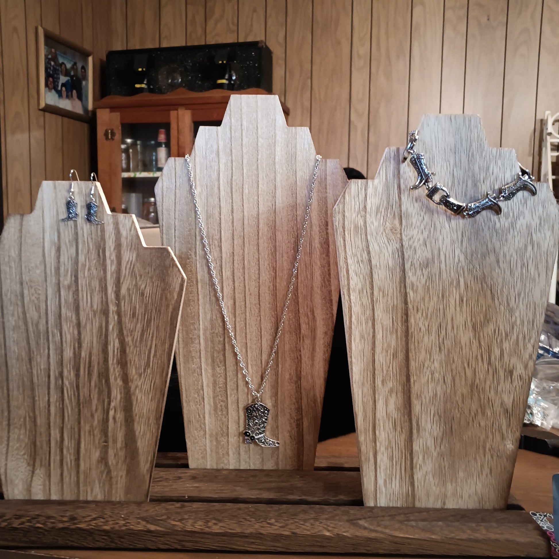 3 piece Western Boot Jewelry Set