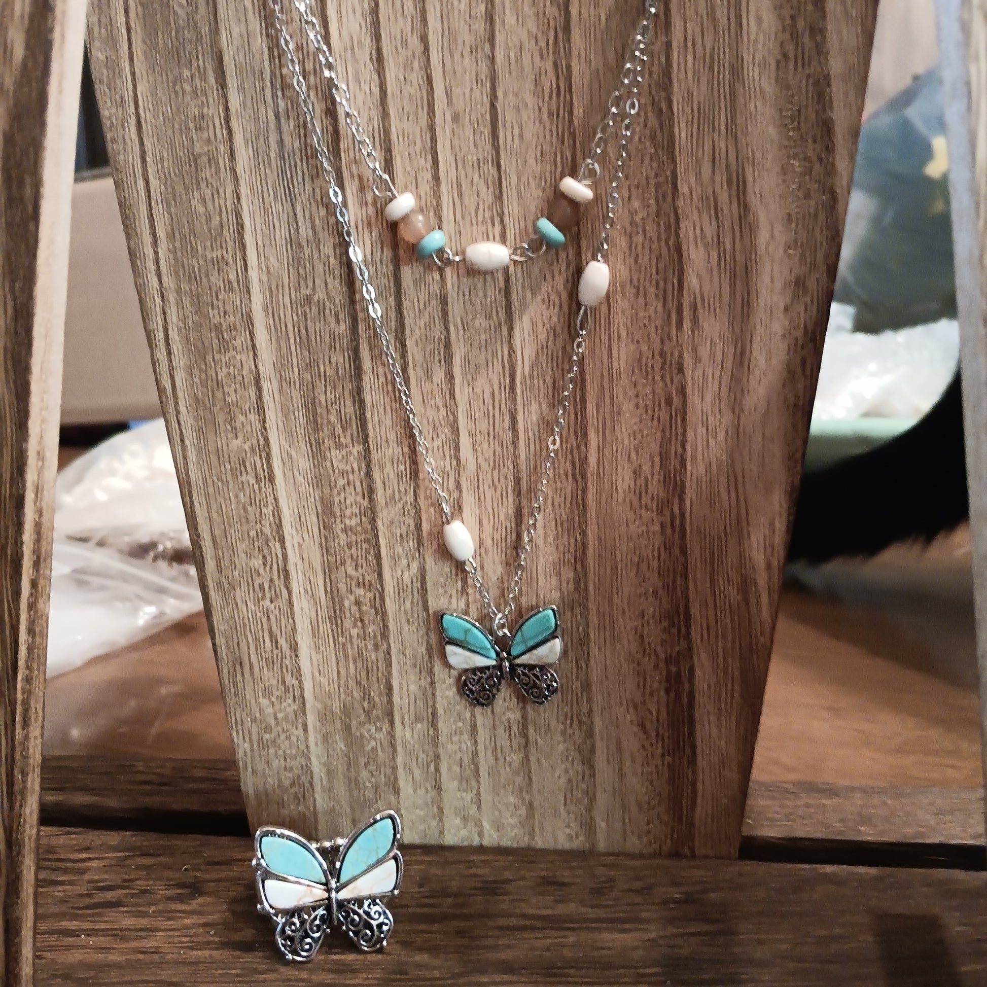 2 piece Butterfly Jewelry Collection