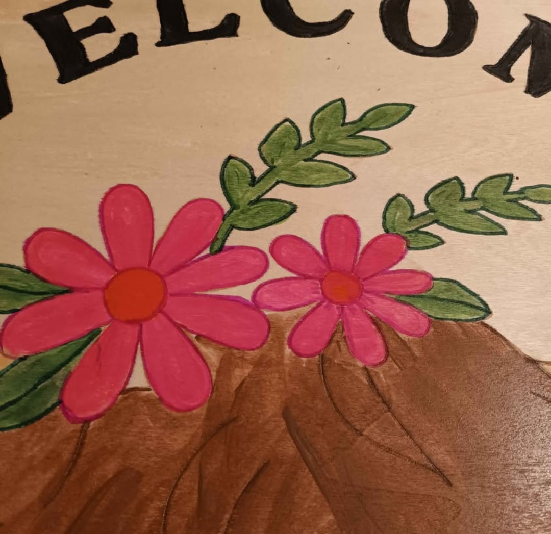 Highland Cow Door Hanger