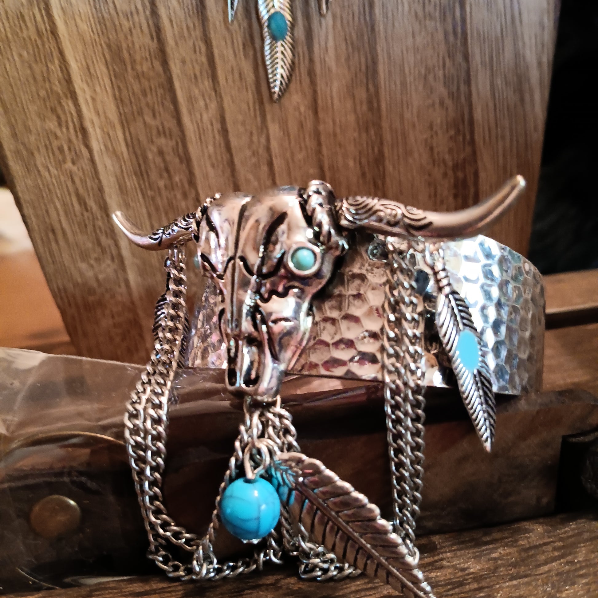Cow Head Cuff Bracelet